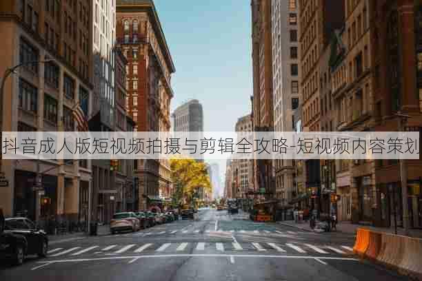 抖音成人版短视频拍摄与剪辑全攻略-短视频内容策划
