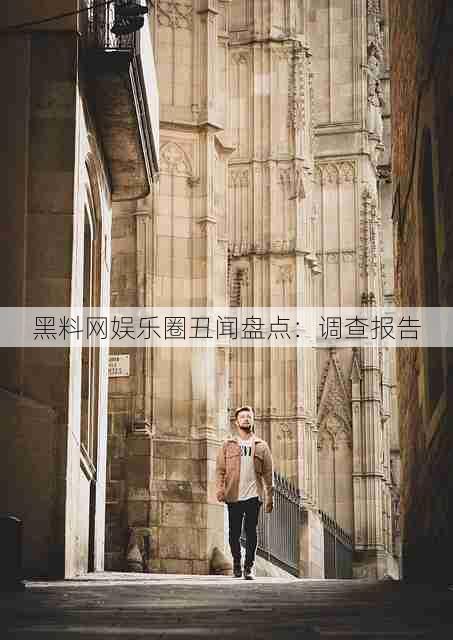 黑料网娱乐圈丑闻盘点:调查报告