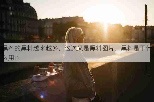 黑料的黑料越来越多,这次又是黑料图片,黑料是干什么用的