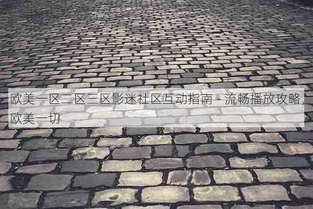 欧美一区二区三区影迷社区互动指南 - 流畅播放攻略,欧美一切