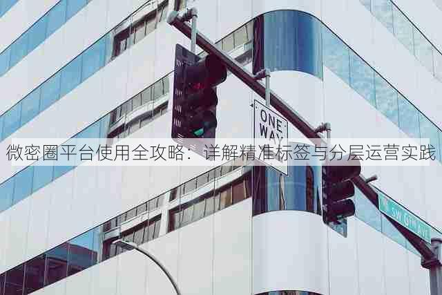 微密圈平台使用全攻略:详解精准标签与分层运营实践
